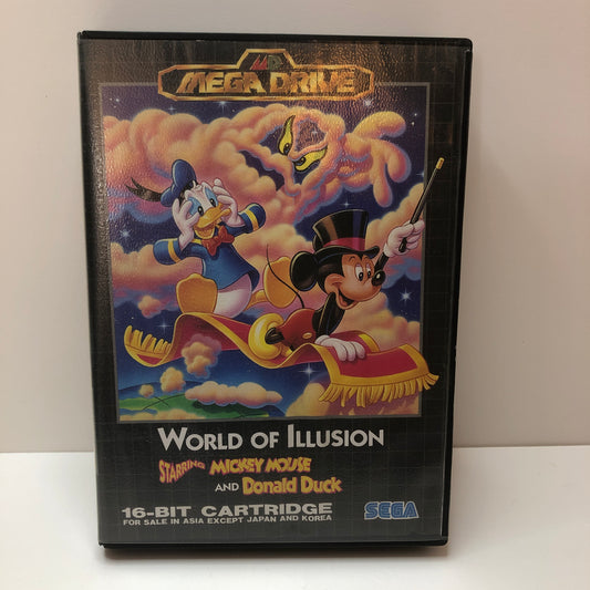 World Of Illusion Mickey Mouse and Donald Duck