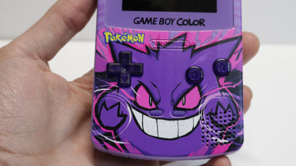 Game Boy Color IPS Custom "Gengar"