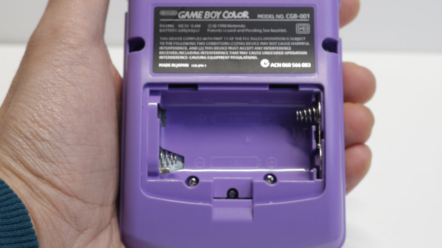 Game Boy Color IPS Custom "Gengar"