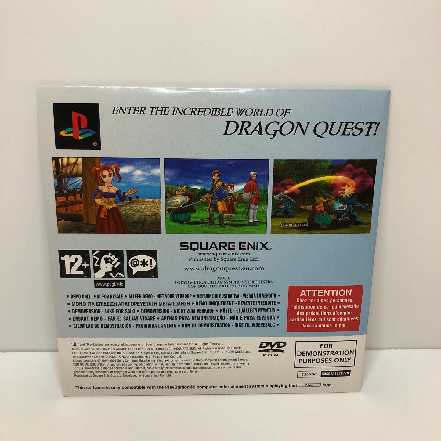 Dragon Quest VIII Demo Disc