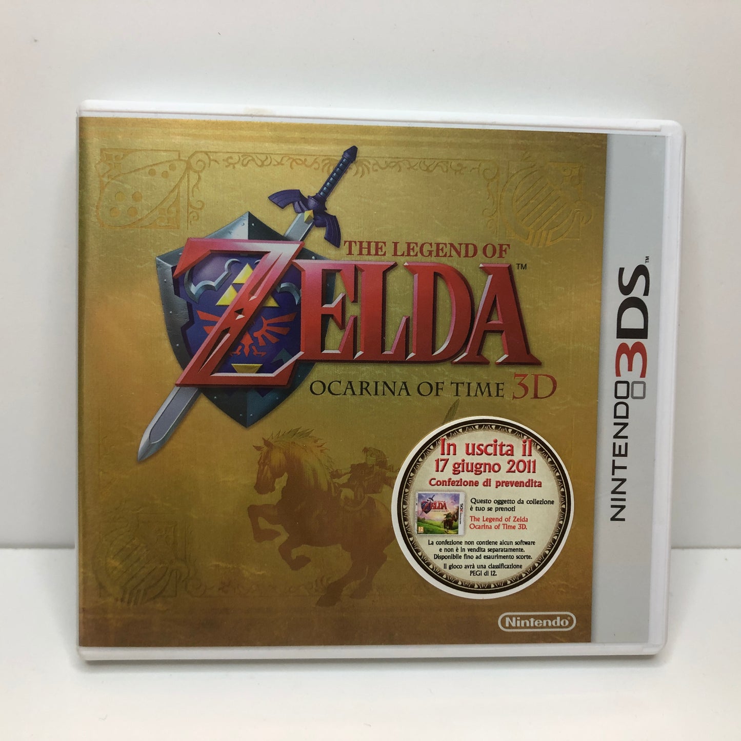 Zelda Ocarina Of Time 3D "Preorder Box"