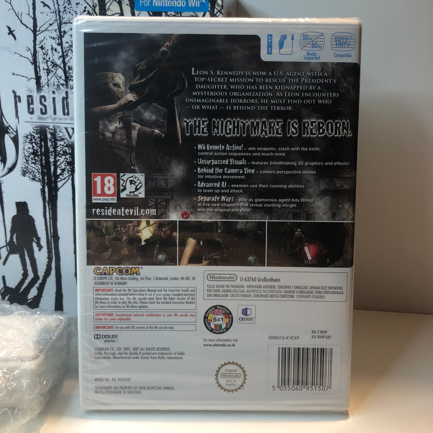 Resident Evil 4 Wii Edition Bundle Light Gun