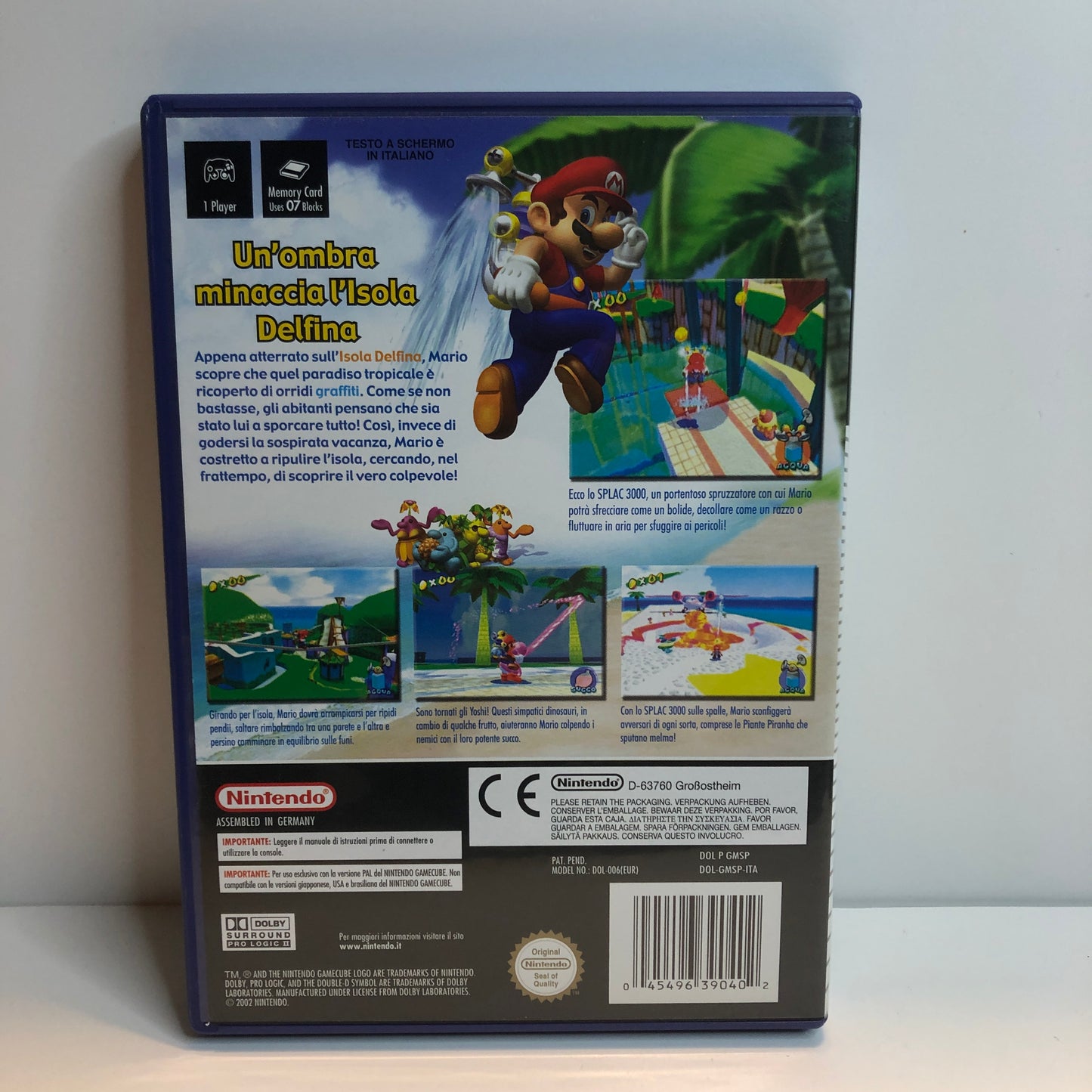 Gamecube  "Super Mario Sunshine Pak"