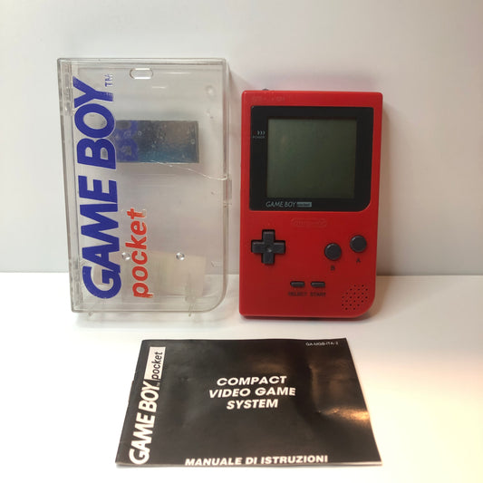 Game Boy Pocket Red with Case