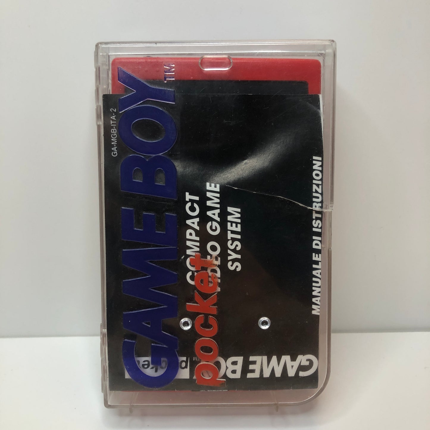 Game Boy Pocket Rosso con Custodia