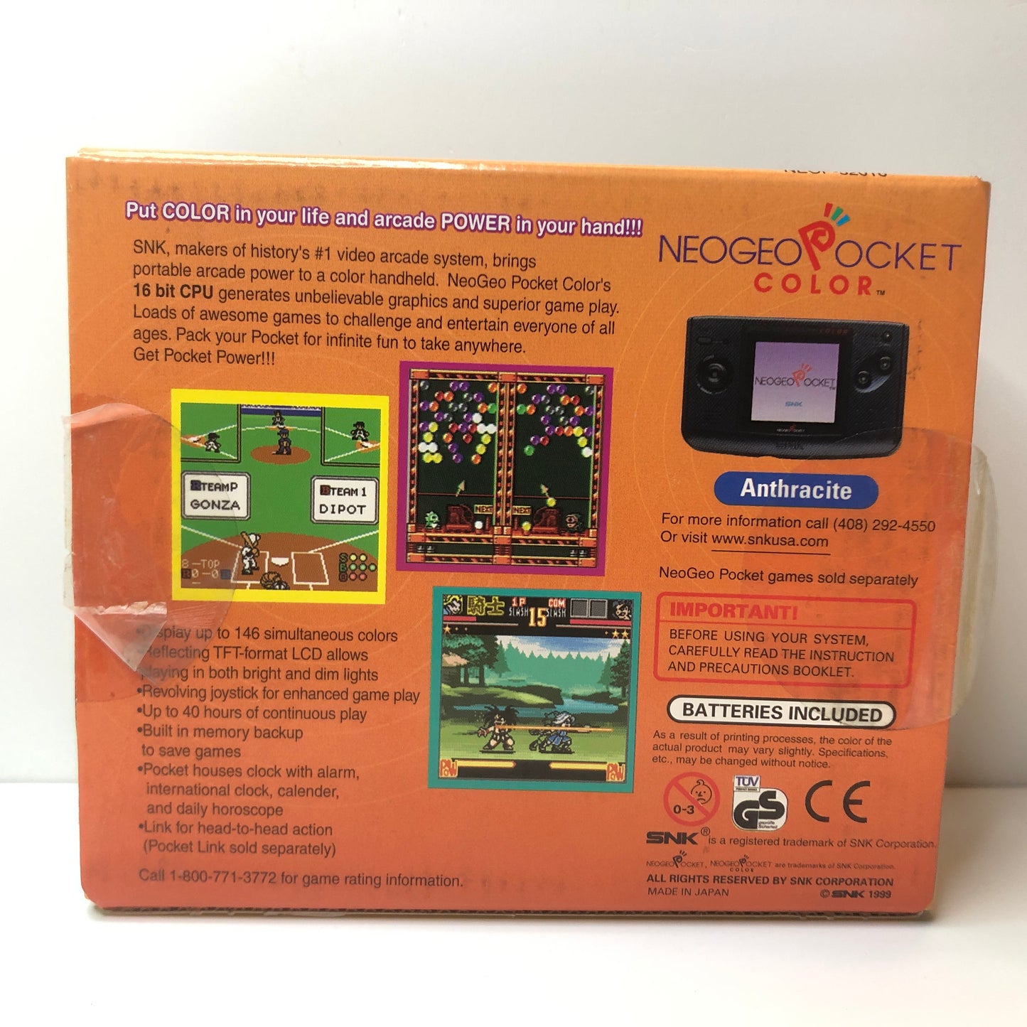 Neo Geo Pocket Color "Anthracite"