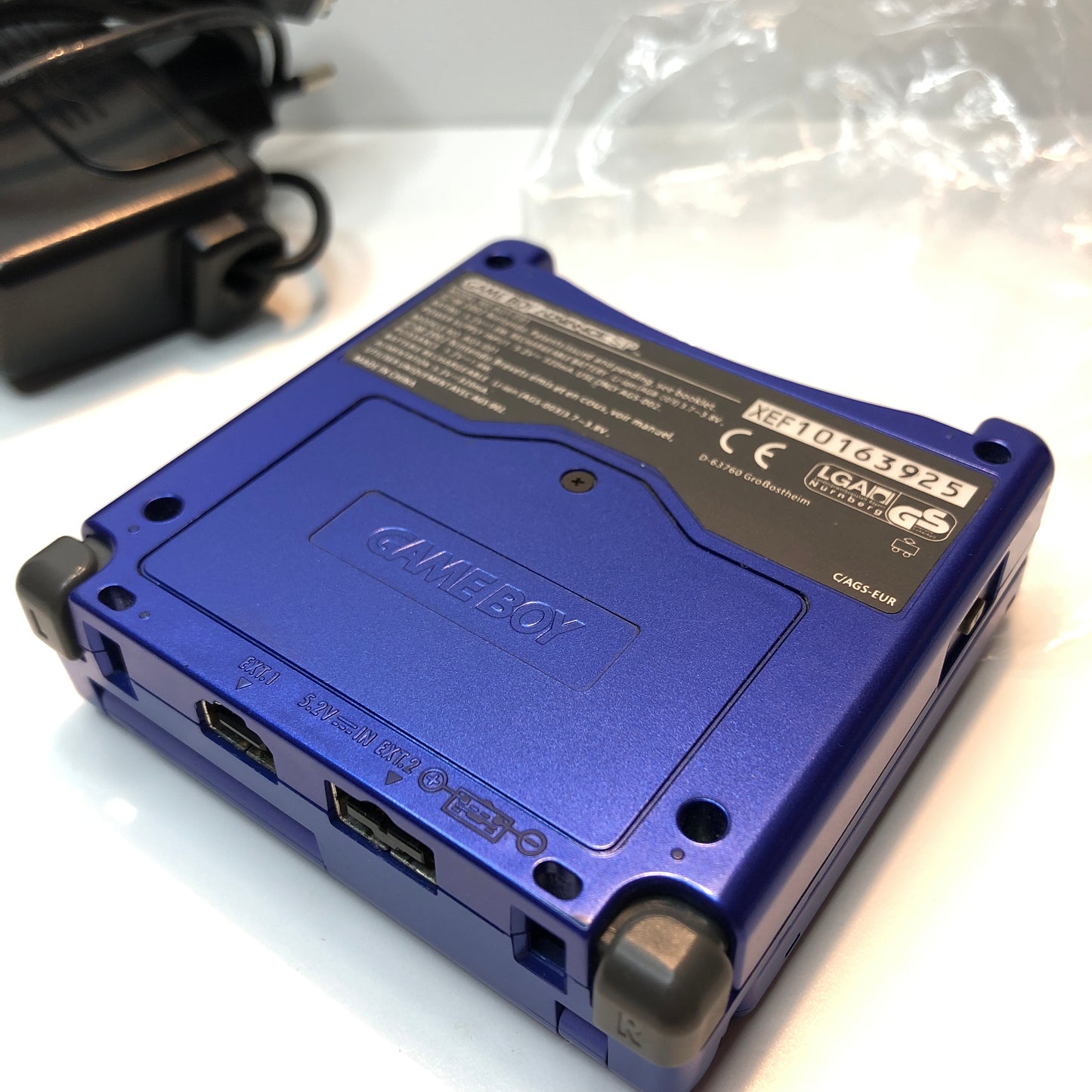 Game Boy Advance SP Blue Ags 001