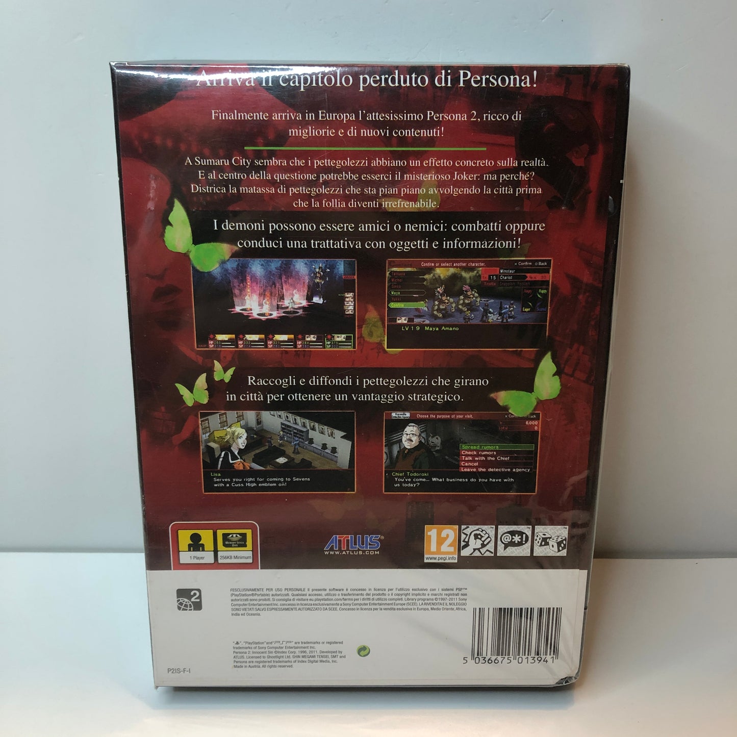 Persona 2 Innocent Sin Collector's Edition (NEW)