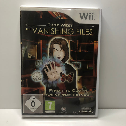 Cate West The Vanishing Files