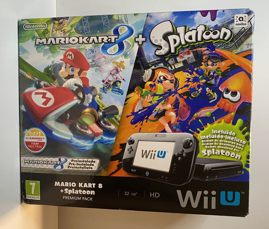 Nintendo Wii U "Mario Kart 8 + Splatoon" Premium Pack