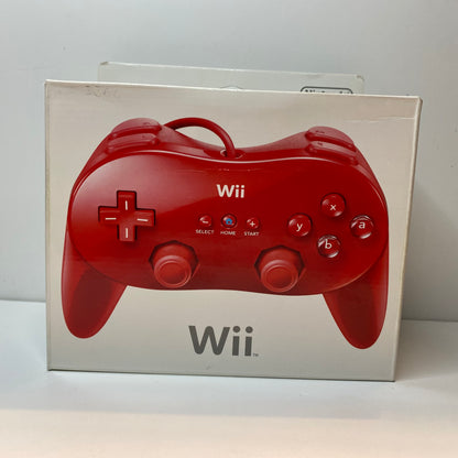 Classic Pro Controller Wii Red