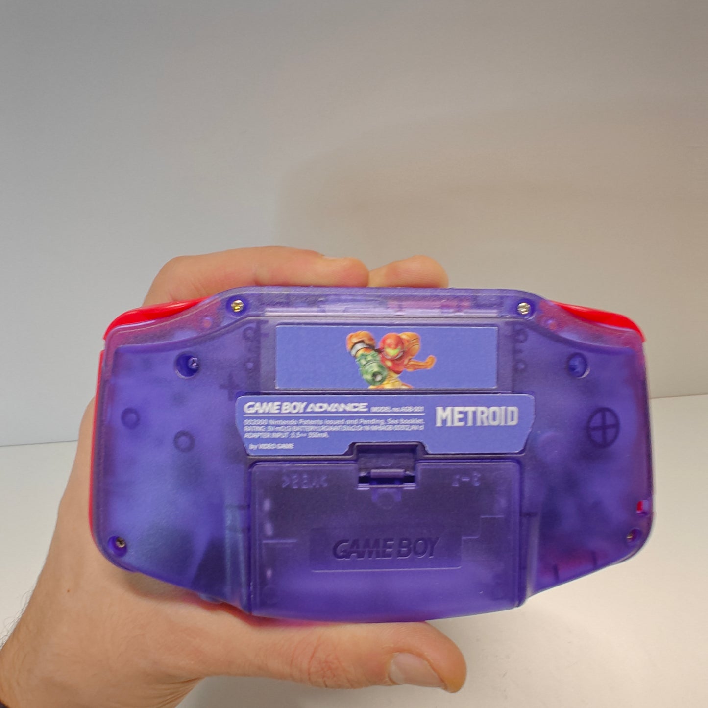 Game Boy Advance Custom "Metroid"