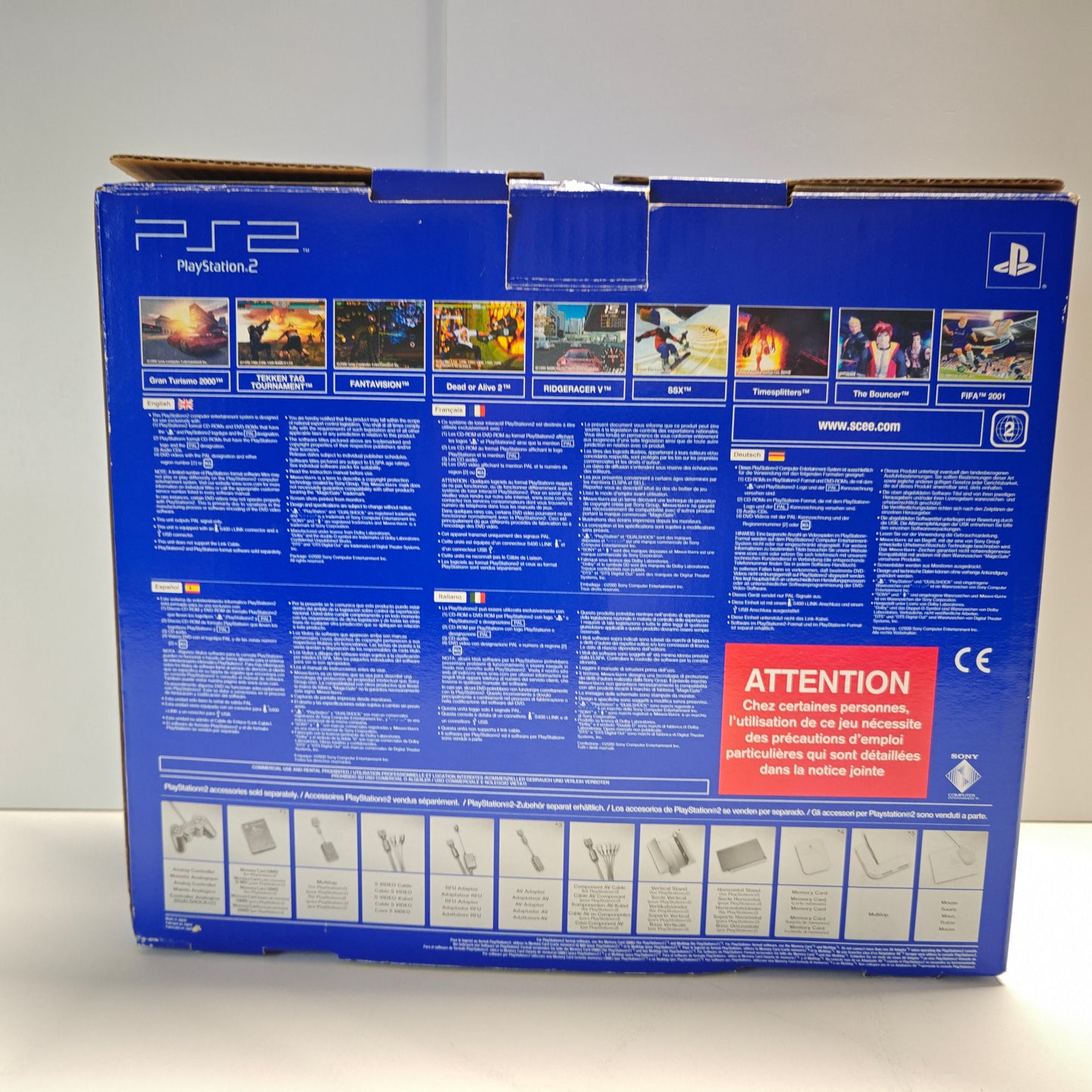 PS2 PlayStation 2 Fat Scph-30004