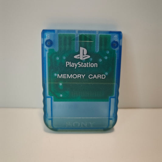 Memory Card Sony PS2 Clear Blue