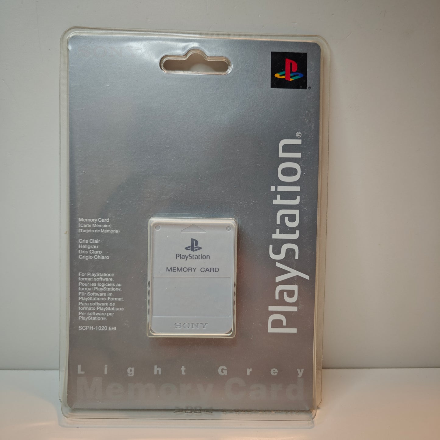 PS1 Playstation Memory Card "Light Grey" (NEW)