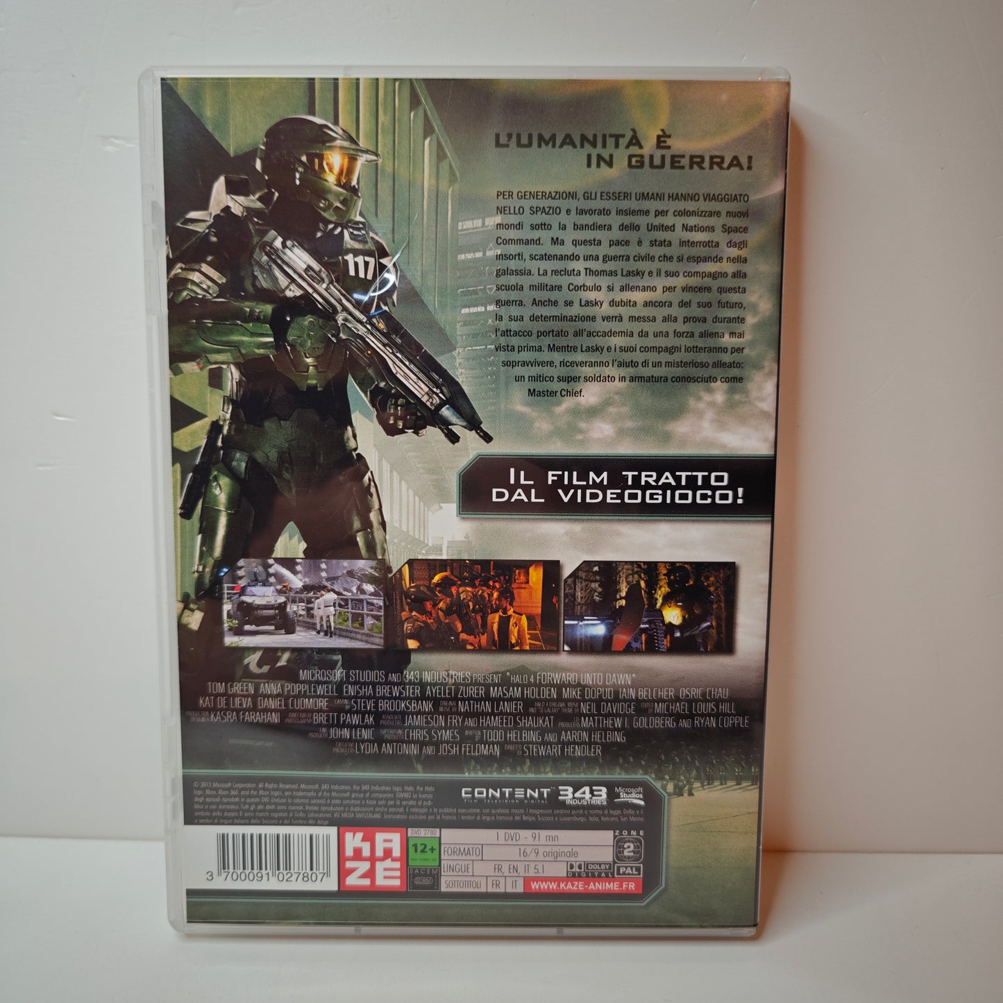 Halo 4 Forward Unto Dawn DVD Video