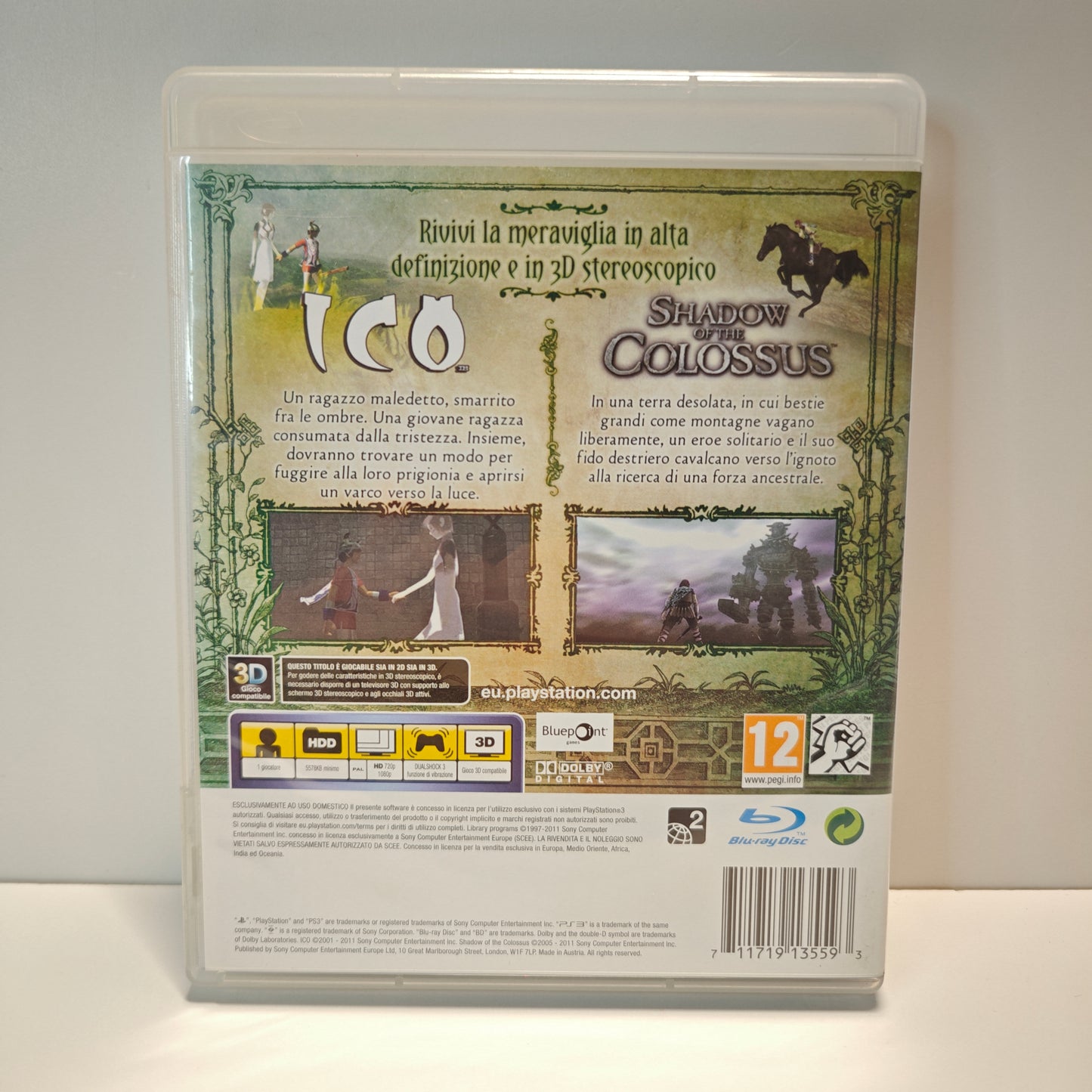 Ico & Shadow Of The Colussus Classics HD