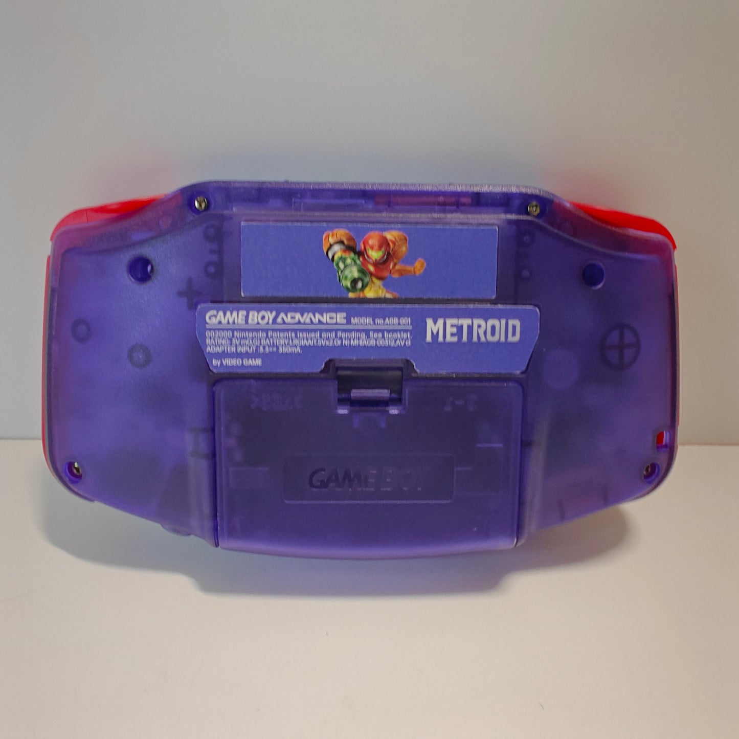 Game Boy Advance Custom "Metroid"