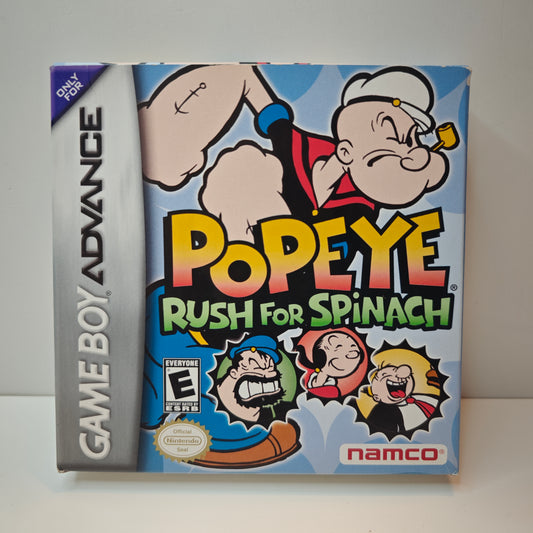 Popeye Rush For Spinach