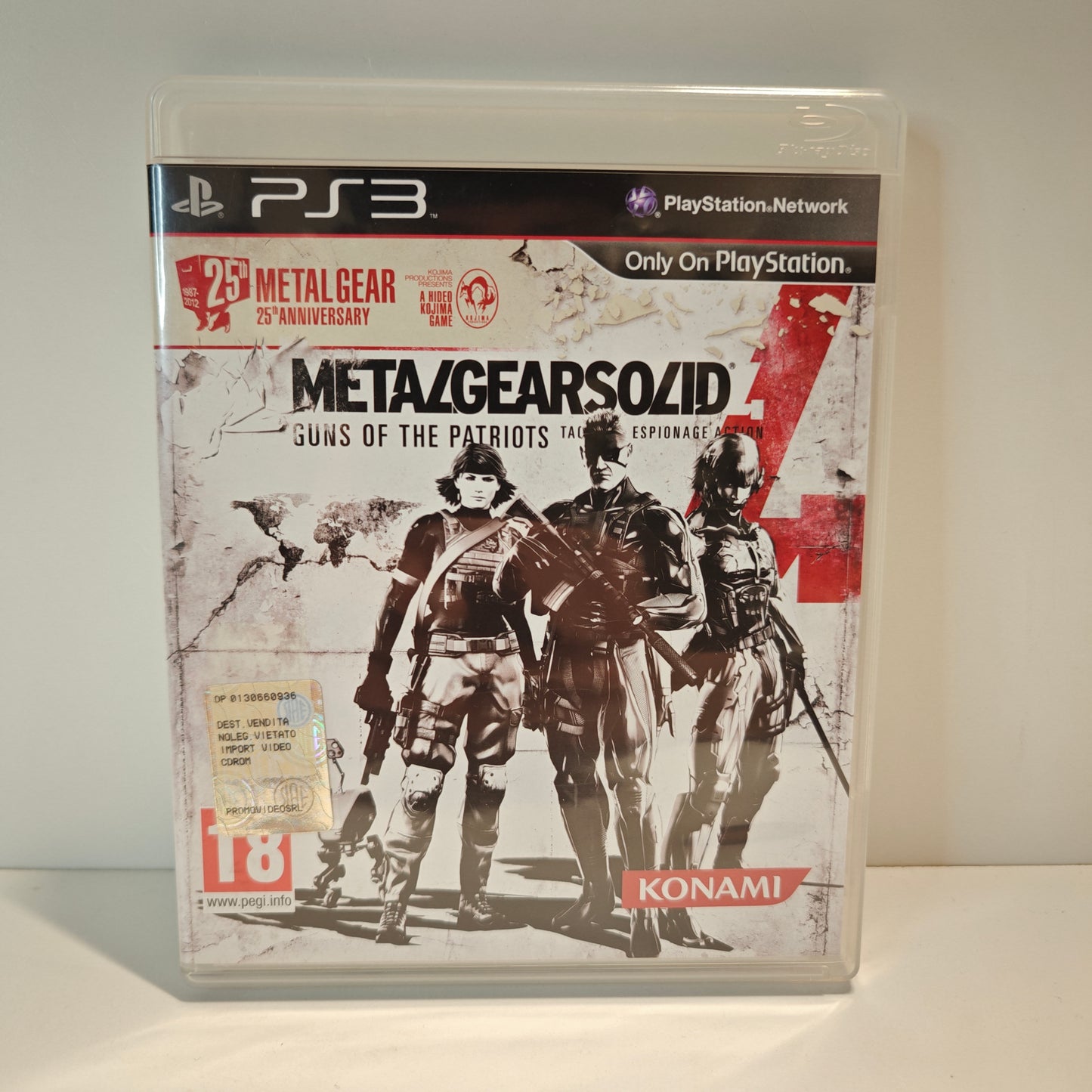 Metal Gear Solid 4 Guns Of The Patriots 25th Anniversary