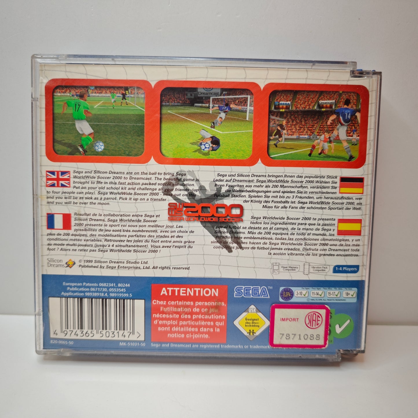 Sega Worldwide Soccer 2000