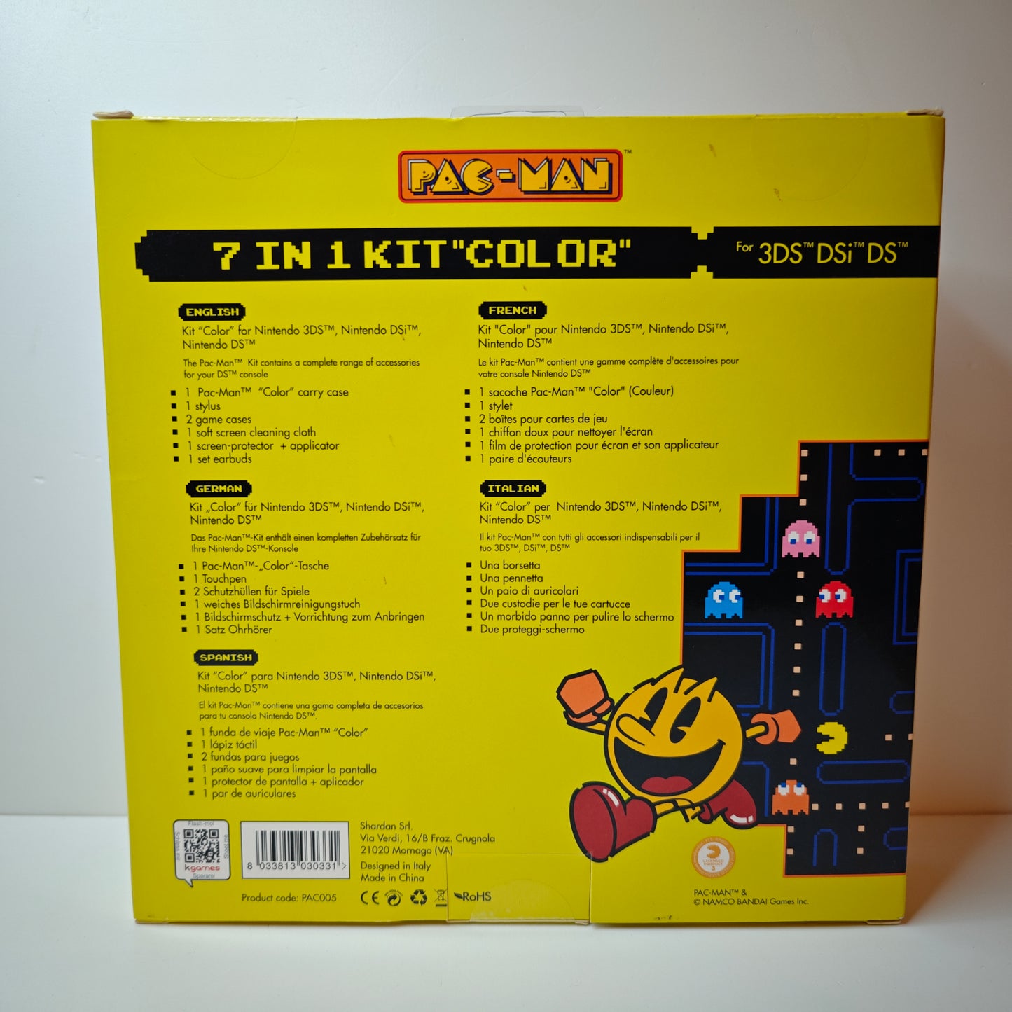 7 In 1 Kit "Color" Pacman (NEW)