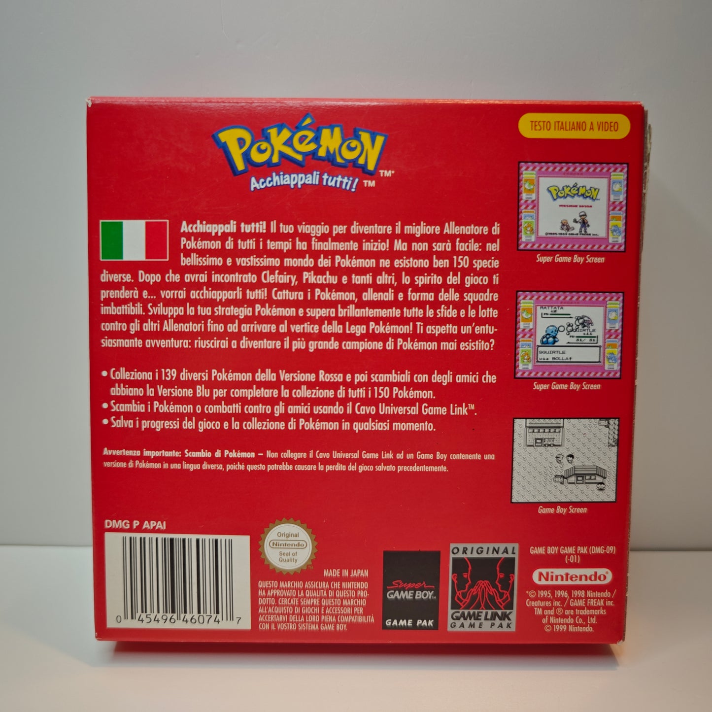 Pokémon Versione Rossa Rosso