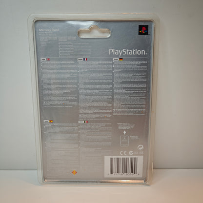 PS1 Playstation Memory Card "Light Grey" (NEW)