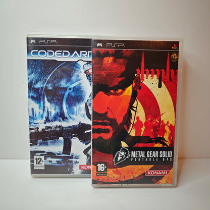 Metal Gear Solid Portable Ops & Coded Arms "Double Pack"