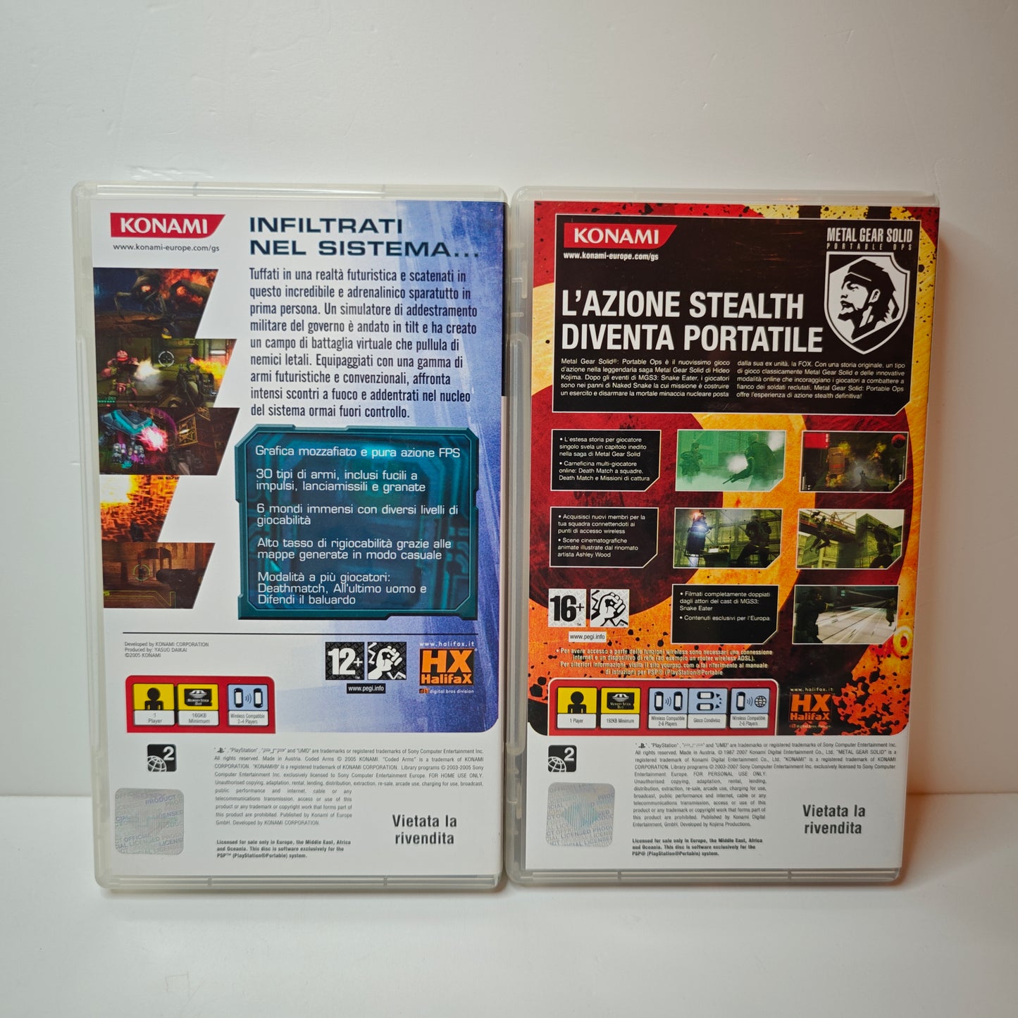 Metal Gear Solid Portable Ops & Coded Arms "Double Pack"