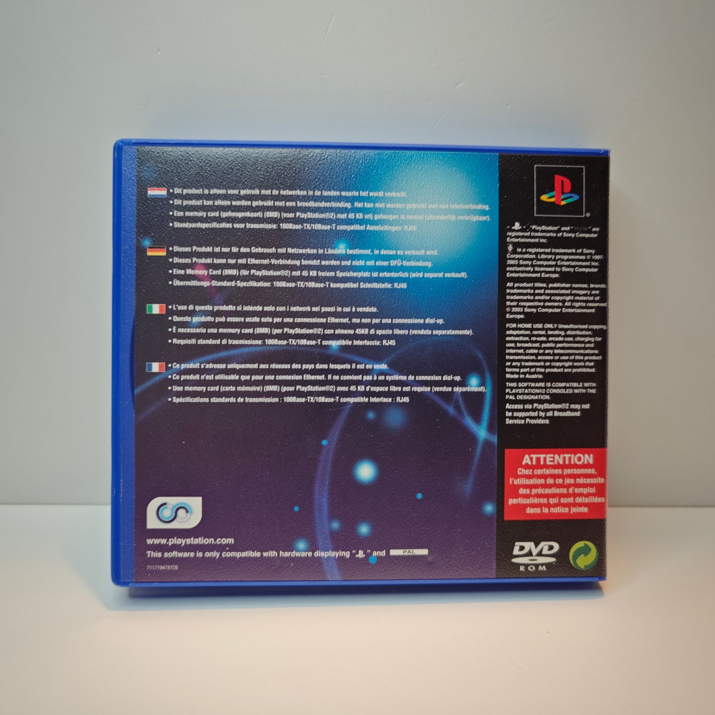 Playstation 2 Network Access Disc