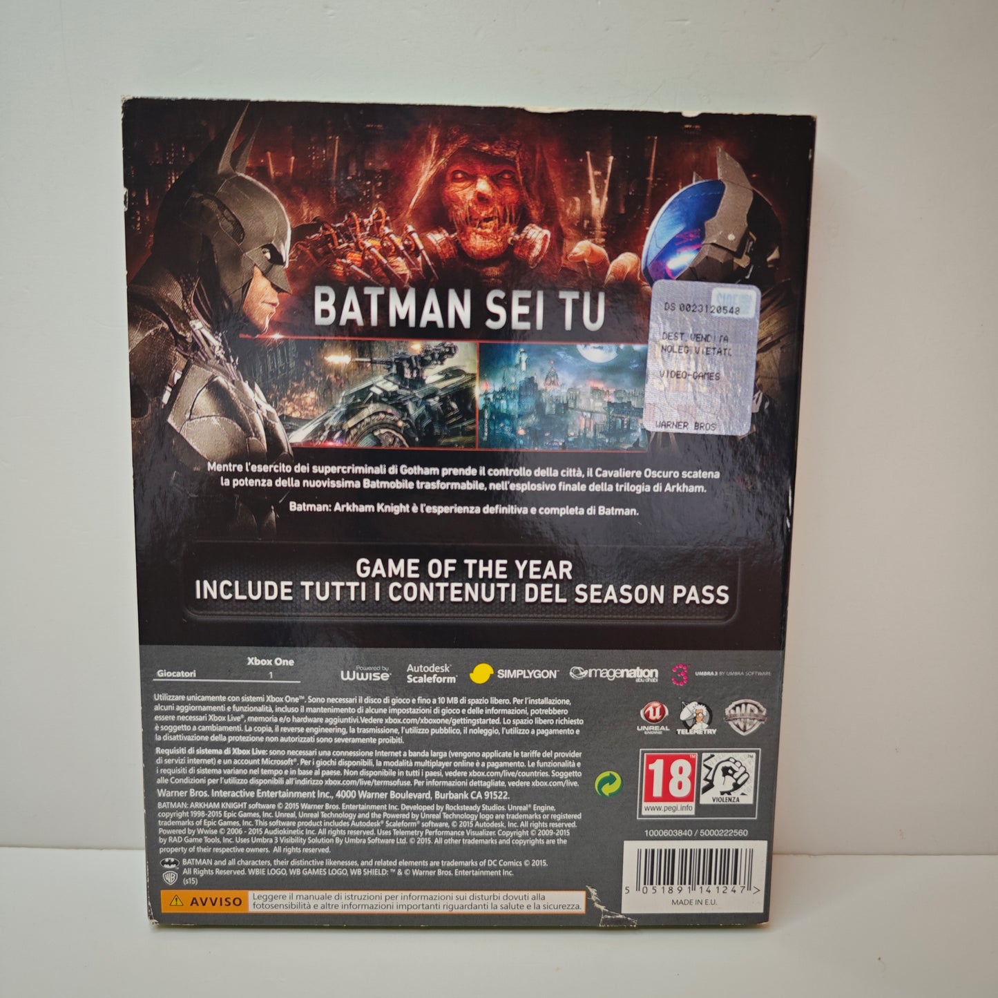 Batman Arkham Knight Edizione Game Of The Year