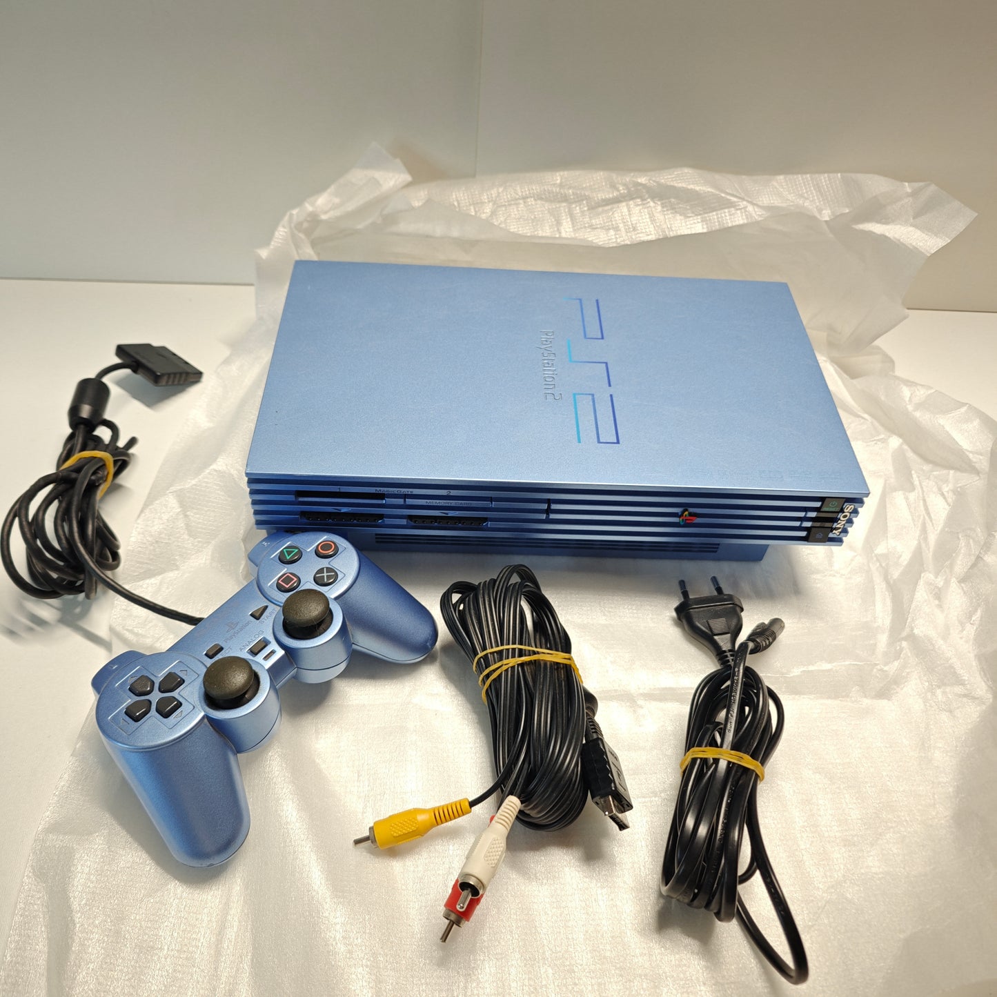 PS2 PlayStation 2 Fat "Aqua"