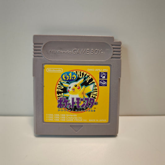 Pokémon Yellow Giallo (JAP)