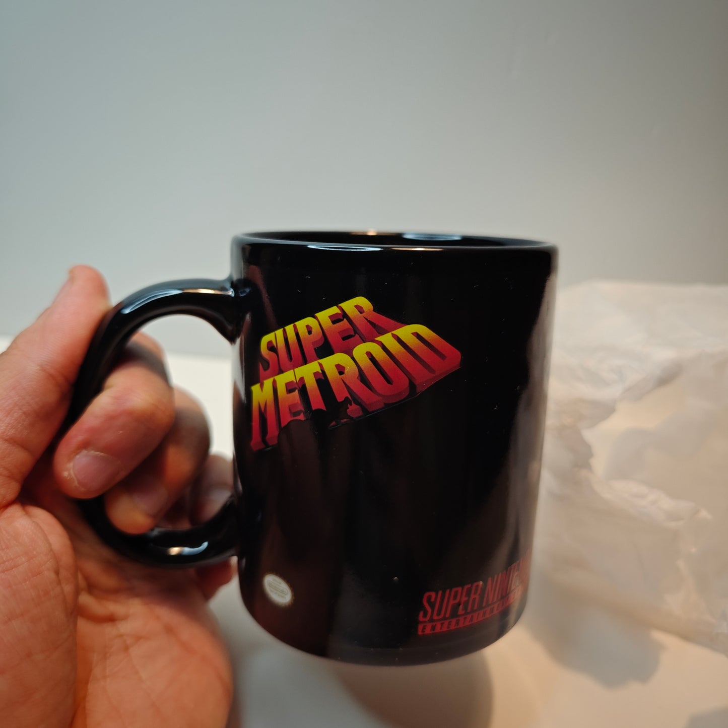 Super Metroid Heat Change Mug