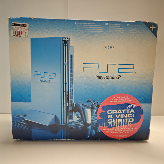 PS2 PlayStation 2 Fat "Aqua"