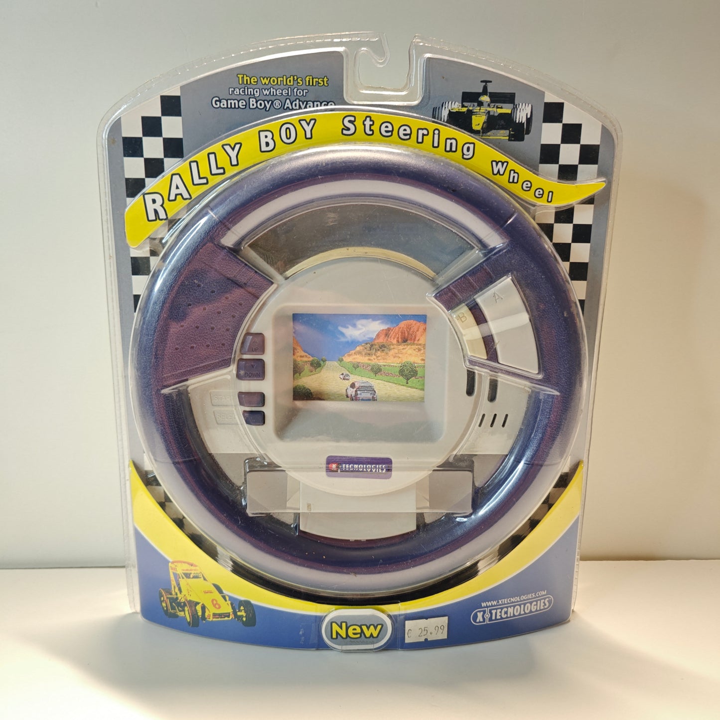 Rally Boy Steering Wheel for Game Boy Advance