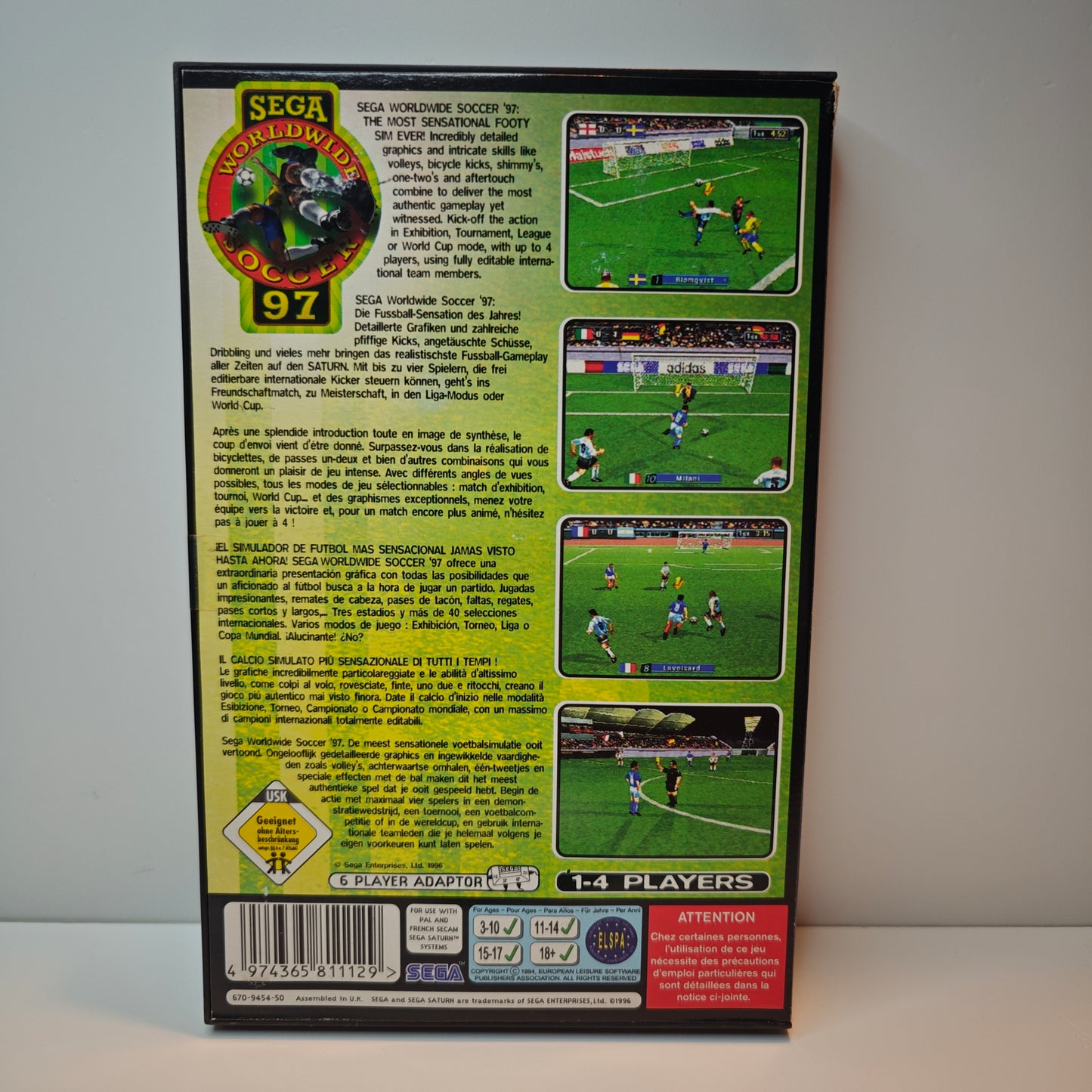 Sega Worldwide Soccer 97