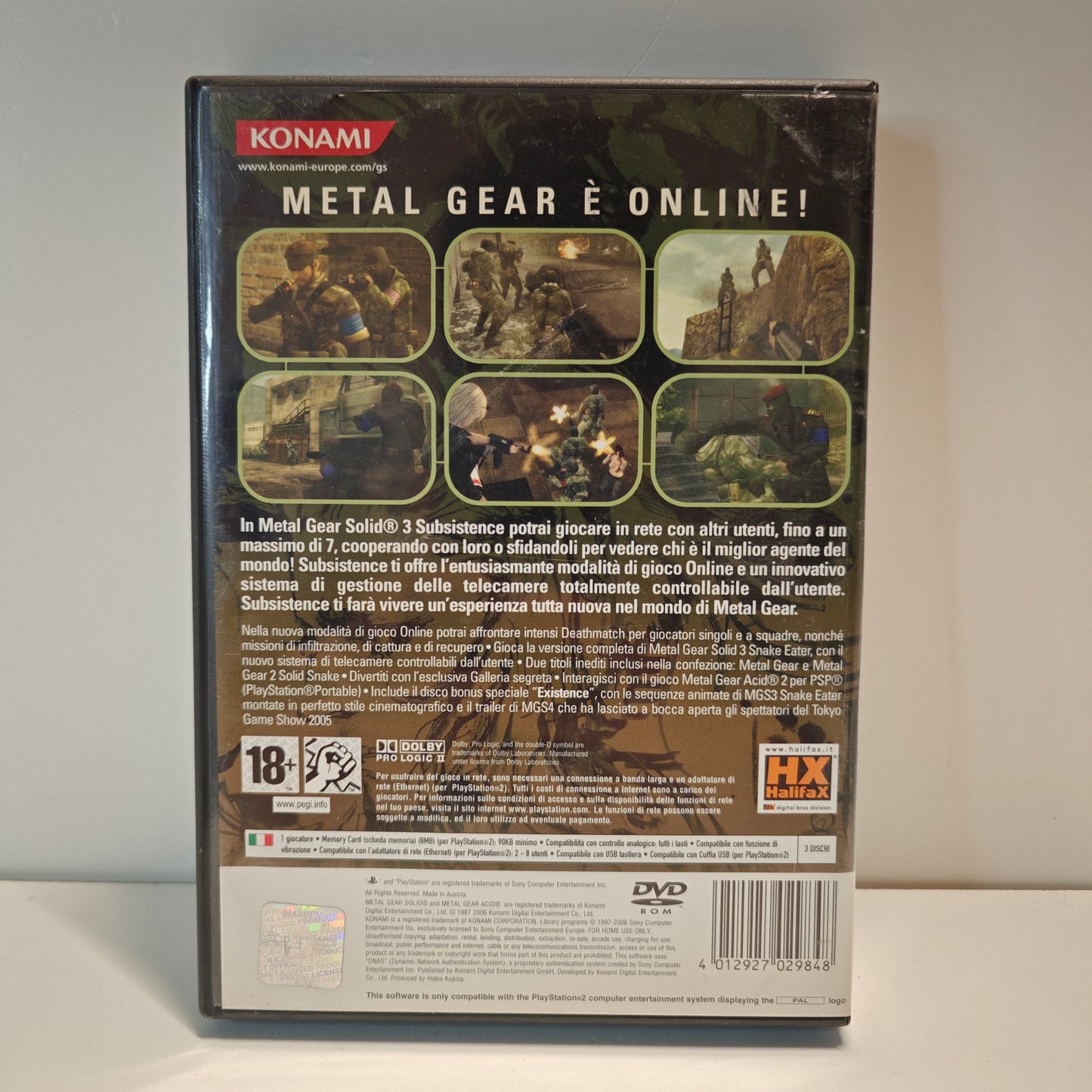 Metal Gear Solid 3 Subsistence