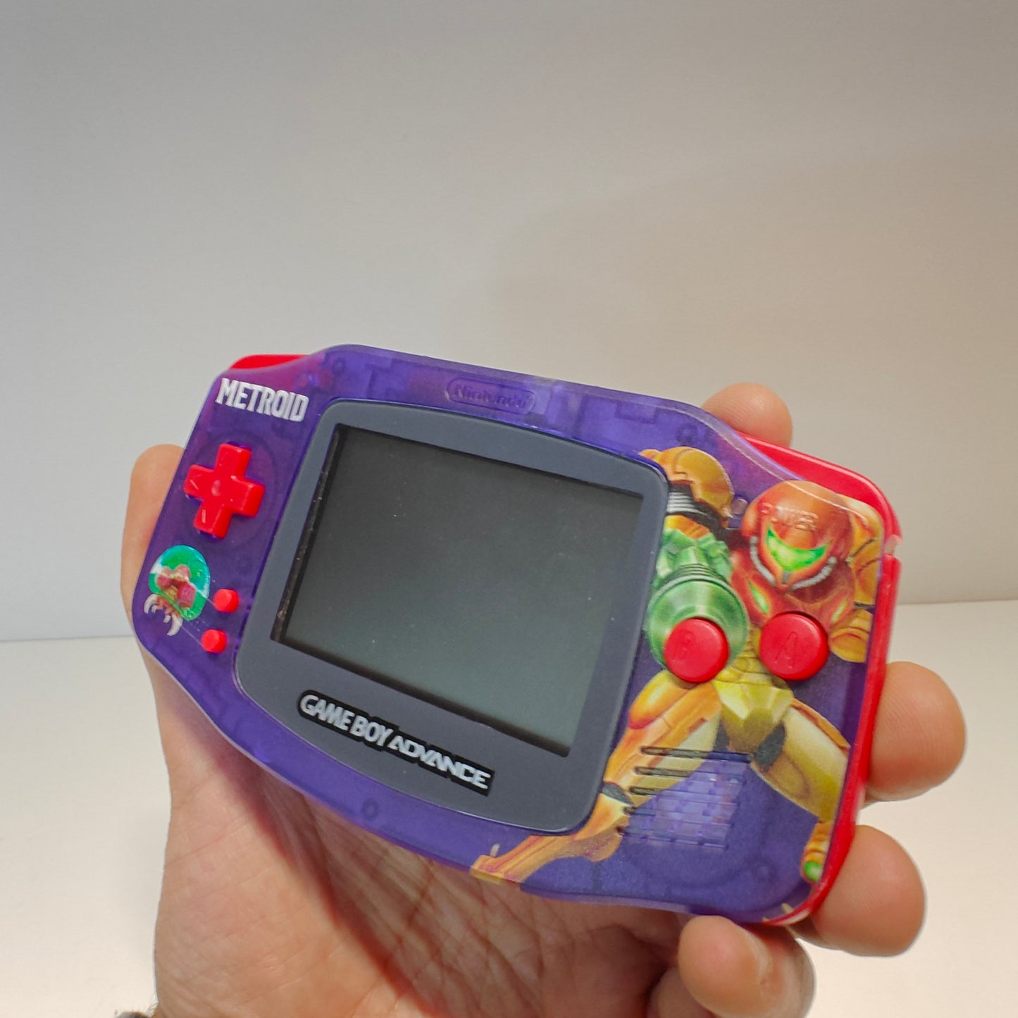 Game Boy Advance Custom "Metroid"