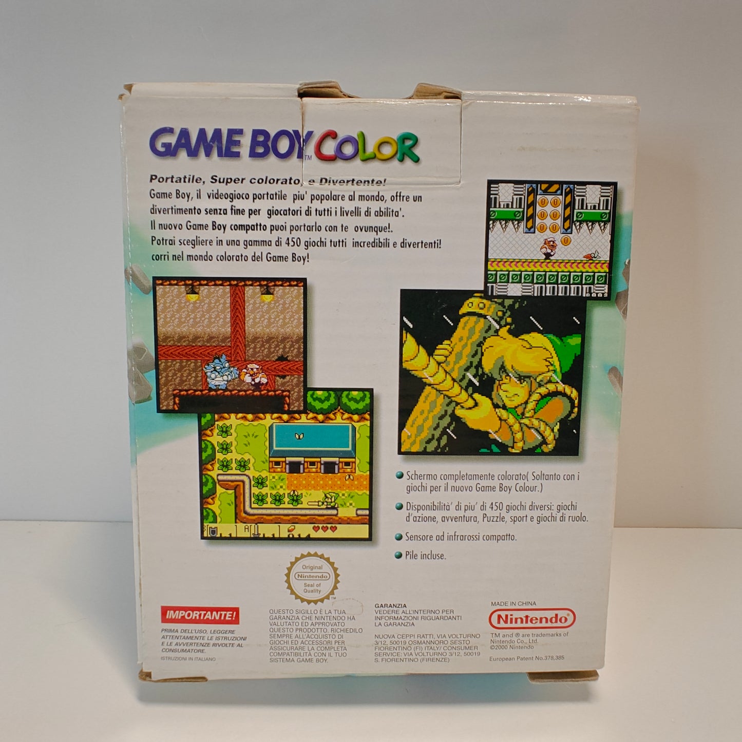 Game Boy Color Turchese GIG