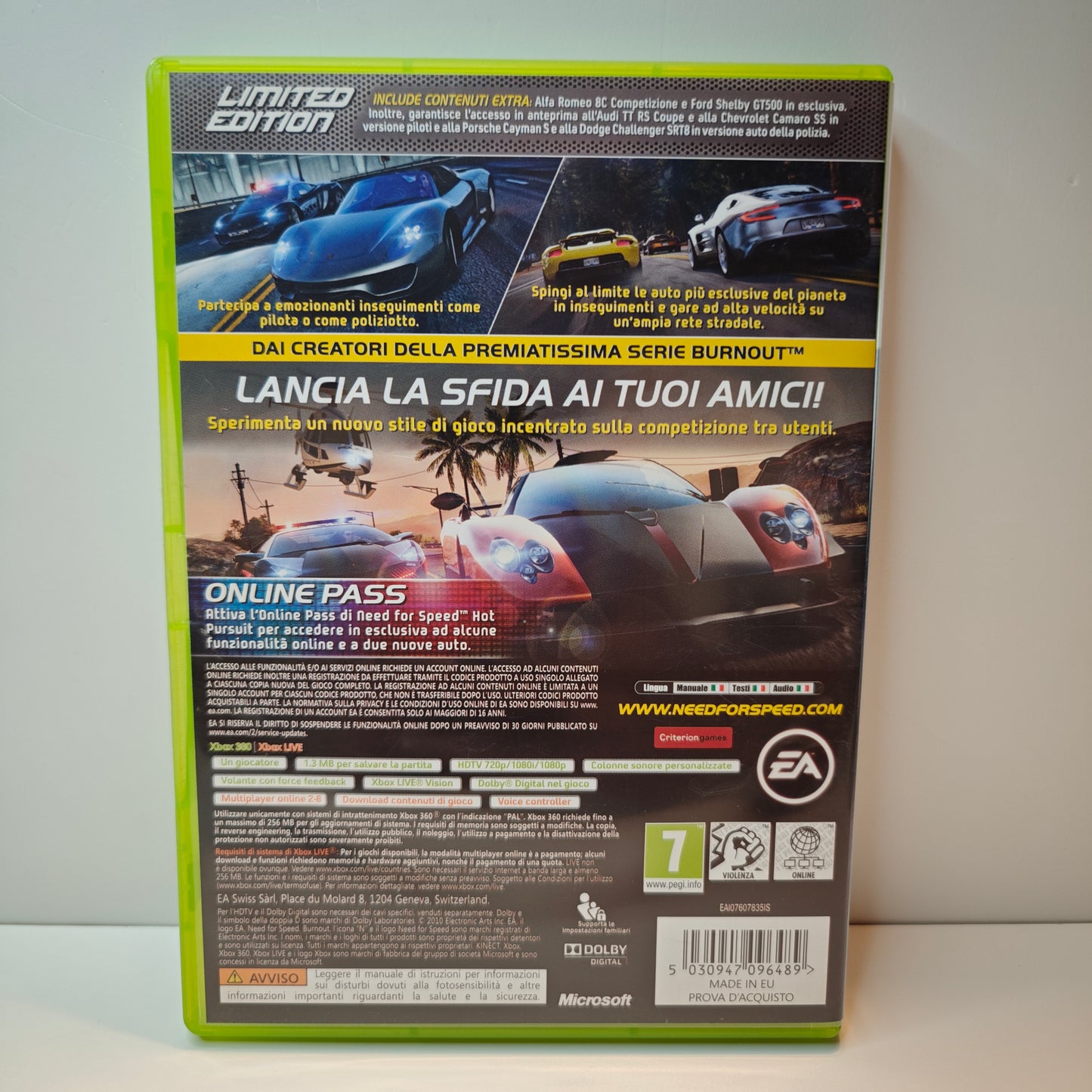 Need For Speed Hot Pursuit Limited Edition